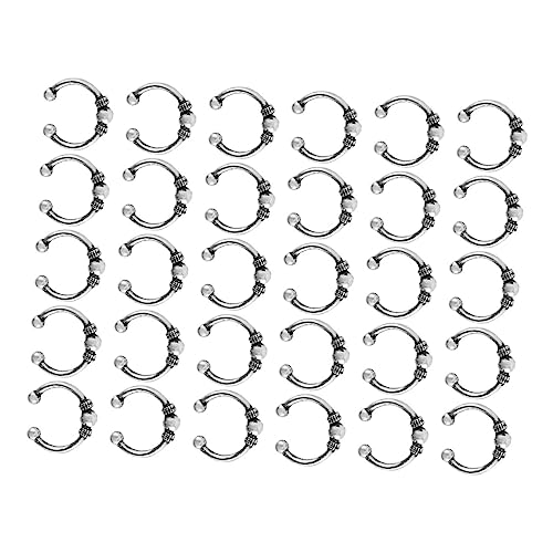 LIFKOME 30 Stück Dreadlock Ringe Metall Haarschmuck Für Frauen Dekorative Haar Manschetten Langlebig Und Strapazierfähig Für Flechtfrisuren Modische Kopfbedeckung von LIFKOME
