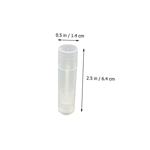 LIFKOME 30 Stück Lip Balm Leerbehälter Klare Lippenpflegestift Tubes Wiederverwendbar Für DIY Kosmetik Nachfüllbare Lippenstifthalter Klein Leicht Tragbar von LIFKOME