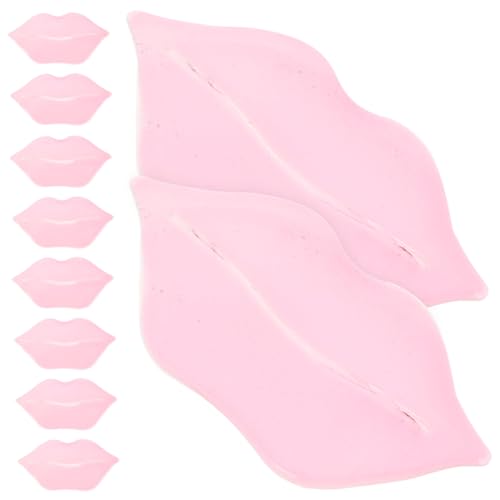 LIFKOME 30 Stück Teiliges Lippenpflege Gelpad Feuchtigkeitsspendende Nährende Lip Mask für Frauen Schützende Lippenmaske gegen Spröde Lippen Praktische für Tägliche Anwendung von LIFKOME