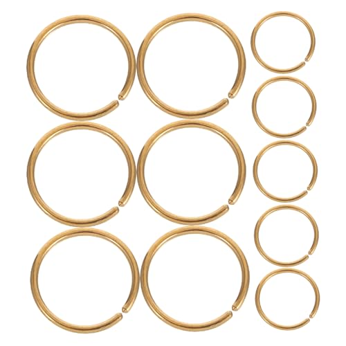 LIFKOME 30 Stück Teiliges Nasenringe Hoops aus hochwertigem Metall Leicht und Hautfreundlich Vielseitig für Nasen Lippenpiercing Langlebiger Körperschmuck für Damen und Herren von LIFKOME