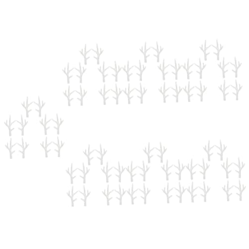 LIFKOME 35paare Künstliche Rentiergeweihe Haarschmuck Weihnachtsdekoration Zubehör Weiß Accessoire Für Kostümpartys Und Festliche Anlässe von LIFKOME