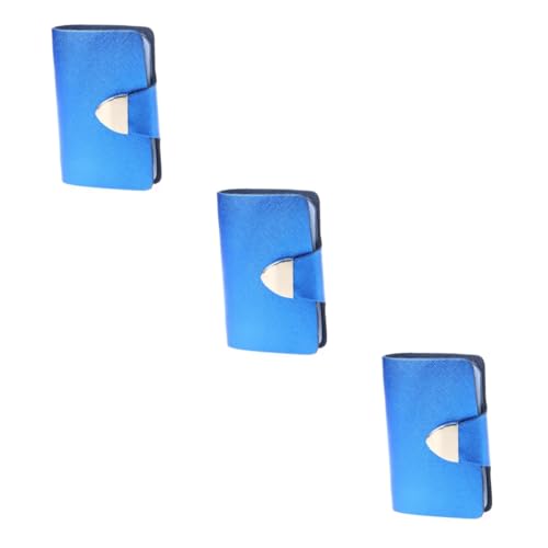 LIFKOME 3stücke Kreditkartenetui Für Damen RFID-geschützter Kartenhalter Blau Für Reisen Mit Platz Für Kreditkarten Ausweis Und Münzen Leicht Und Kompakt Perfektes Für Familie Und von LIFKOME