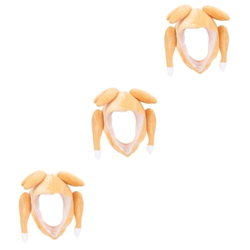 LIFKOME 3-teiliges Halloween-hut-truthahn-design Plüschkappe Party-dekoration Foto-requisite Karnevals-kopfbedeckung Für Jungen Und Mädchen von LIFKOME