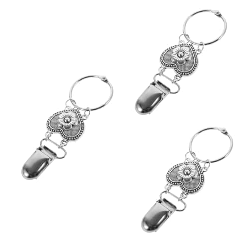 LIFKOME 3St Hutclip Hutklammer Reisehut-Clips Reisehut Clip Taschenaccessoire Hutbefestigung für Reise Huthalter Rucksack-Hut-Clip Hut-Handschuh-Clips Kappenhalteclips Zinklegierung von LIFKOME