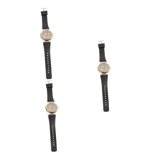 LIFKOME 3stücke Damen Armbanduhr Mit Silikonarmband Uhr Im Schmetterlingsdesign Für Alltag Schule Und Für Und Mädchen von LIFKOME