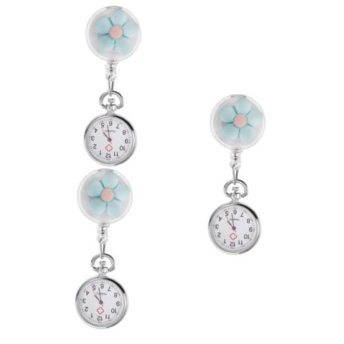 LIFKOME 3St Schwesterntisch Freundinnen Good Mood Uhren Krankenschwester Anstecknadel Uhr Krankenschwester Uhr Strassstifte Kinderuhr Taschenuhr Verschlussmaterial: Legierung von LIFKOME