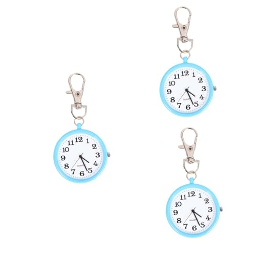 LIFKOME 3St Taschenuhr trauzeugengeschenke Jakobsweg wischtelgeschenk Fob beobachten Digitale Herrenuhren Anhänger für Männer Herrenarmbanduhren Anhänger ansehen Halskette Blue von LIFKOME