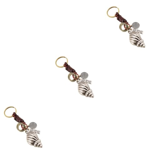 LIFKOME 3St Vintage Schlüsselanhänger khimar Hijab Bag Charm The sähwagen die weihnac Decorum Anhänger Schlüsselanhänger kreativer -Schlüsselanhänger Muschel Schlüsselanhänger von LIFKOME