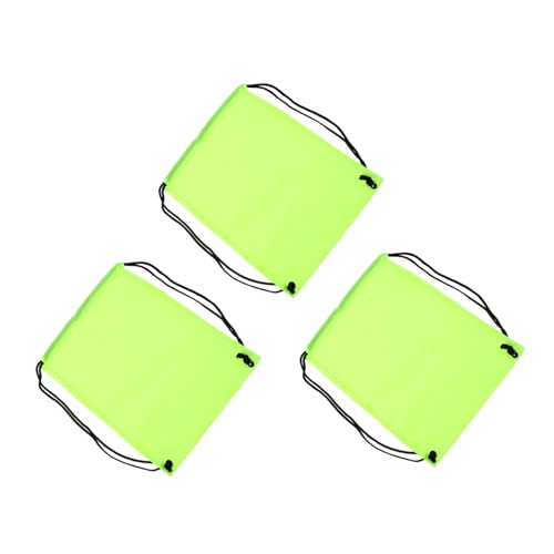 LIFKOME 3stücke Kordelzugtasche Sport-reitrucksack Dicker Kordelzug Rucksack Zusammenfaltbar Platzsparend Leicht Und Robust von LIFKOME