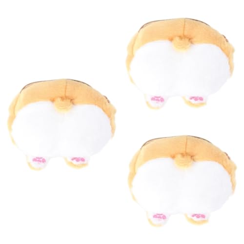 LIFKOME 3stücke Pet Dog Butt Plüsch Rucksack Corgi Form Geldbörse Kreative Umhängetasche Für Mädchen Süße Tier-geldbörse Für Handy Karten Und Kleingeld Für Und Alltag von LIFKOME
