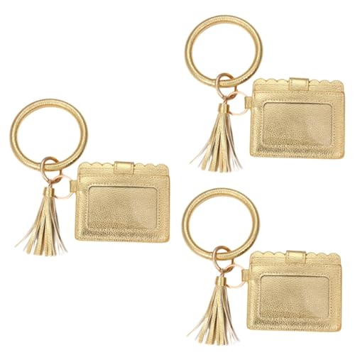 LIFKOME 3stücke Geldbörse Schlüsselanhänger Für Damen Multifunktionale Clutch Mit Modischem Troddel-Design Aus Pu Leopardenmuster Für Frauen Und Mädchen Zum Aufbewahren Von Münzen von LIFKOME