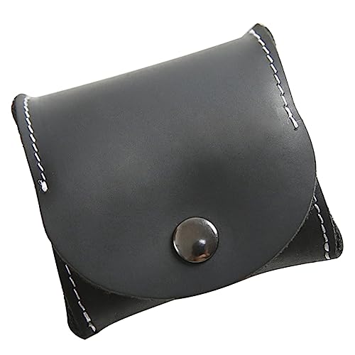 LIFKOME 3st Mini-geldbörse Münzbehälter Münzbeutel Für Herren Kleiner Geldbeutel Leichte Geldbörse Praktischer Münzbeutel Button Design Münzbeutel Autotaschen-Organizer Leder Black LIFKOME 3st Mini-geldbörse Münzbehälter Münzbeutel Für Herren Kleiner Geldbeutel Leichte Geldbörse Praktischer Münzbeutel Button Design Münzbeutel Autotaschen-Organizer Leder Black von LIFKOME