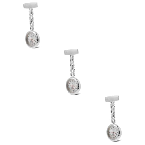 LIFKOME 3 Stücke Elegante Uhr Decor Leuchtende Taschenuhr Für Frauen Clip-auf Brosche Design von LIFKOME