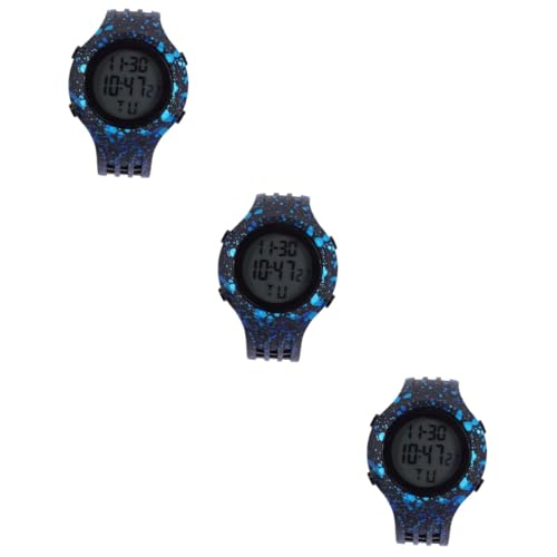 LIFKOME 3stücke Studenten Outdoor Armbanduhr Für wasserdichte Digitale Sportuhr Mit Einstellbarem Armband Geeignet Für Jungen Und Mädchen Einfach Abzulesen Und Modisch von LIFKOME