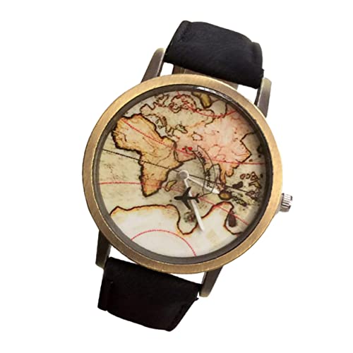 LIFKOME 3stücke Unisex Armbanduhr Mit Canvas-Armband Schwarzes Design Stilvolle Modeuhr Für Damen Und Herren Langlebiges Und Hautfreundliches Material Praktische Und Elegante Zeitmessung von LIFKOME