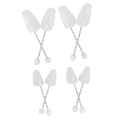 LIFKOME 4 Paare Kunststoff Schuhspanner für Herren und Damen Verstellbare Spannschuh Schuhformer Schuhdehner Inserts Faltenvermeidung Formbewahrung für Sneaker und Stiefel von LIFKOME