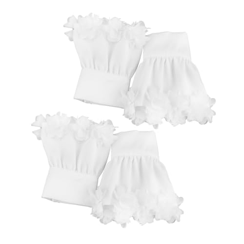 LIFKOME 4 Stück Ärmel Fake Ärmel Handgelenkmanschetten Für Damen Fake Manschetten Für Damen Falsche Manschette Armband von LIFKOME