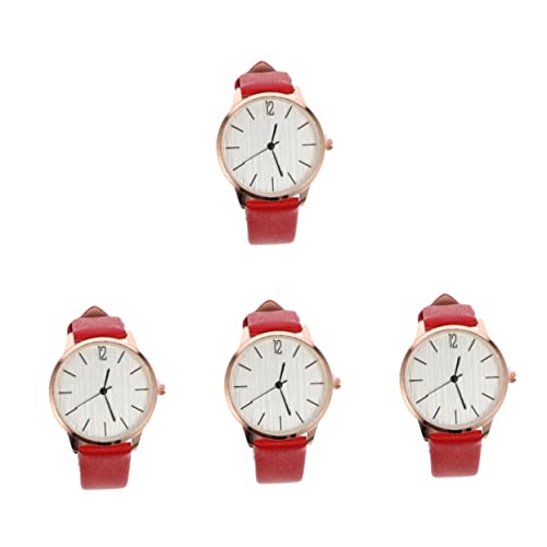 LIFKOME 4stücke Damen Armbanduhr Verstellbare Freizeit-Uhr Für Frauen Elegantes Design Robuste Für Alltag Und Besondere Anlässe von LIFKOME