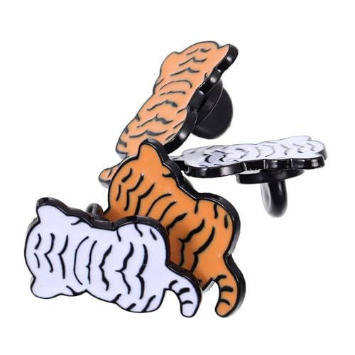 LIFKOME 4stücke Tiger Broschen Für Kleidung Kreative Stilvolle Anstecknadeln Für Jacken Und Design Für Zu Geburtstagen Und Valentinstag von LIFKOME