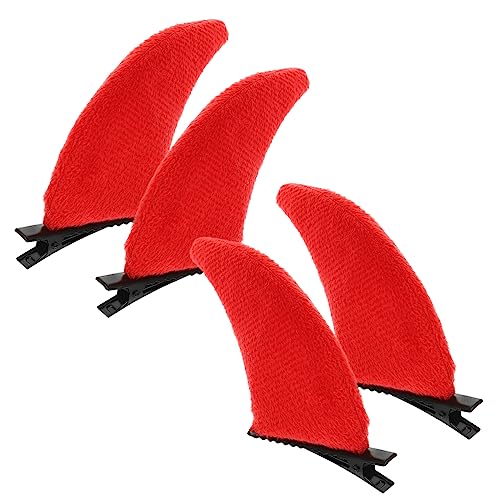 LIFKOME 4 Stück Haarklammern Haarnadel Dämonenhörner Haarspangen Haarschleife Frauen Kuhkostüm Clips Mit Teufelshörnern Haarspangen Aus Teufelshorn Stirnband Mit Teufelshörnern Rot Stoff von LIFKOME