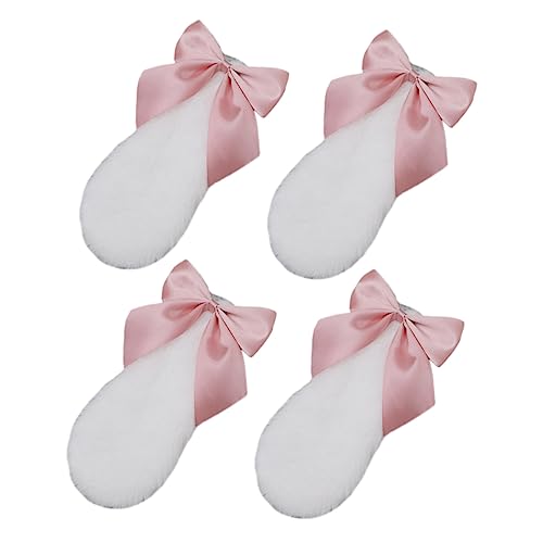 LIFKOME 4stücke Teiliges Furry Ears Haarclips Für Halloween Kostüme Süße Tierkopfbedeckung Für Mottopartys Und Cosplay Leichte Und Bequeme Haarschmuck Für Mädchen von LIFKOME