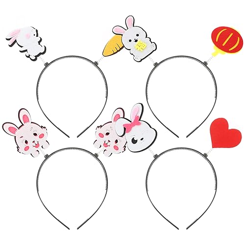 LIFKOME 4stücke Teiliges Niedlicher Hasen-stirnbänder Für Erwachsene Accessoires Für Feiertagsfeiern Kostümpartys Und Neujahr Leicht Und Bequem Zu Tragen von LIFKOME
