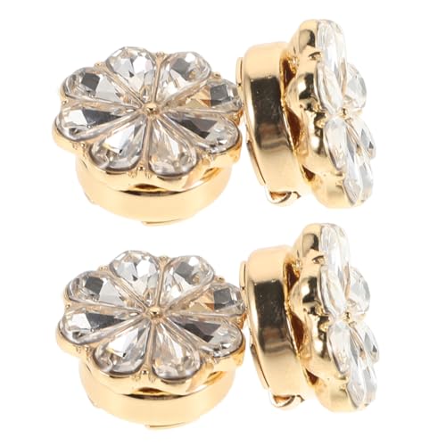 LIFKOME 4 Stück Kristallknöpfe Für Damenbekleidung Strass Manschettenknöpfe Für Hemden Und Kleider Für Elegante Und Stilvolle Looks von LIFKOME