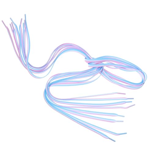 LIFKOME 4 Stück Lgbt Schnürsenkel Flach Bunte Regenbogen Shoelaces für Sportschuhe Reißfest Langlebig Modisch für Damen Herren von LIFKOME