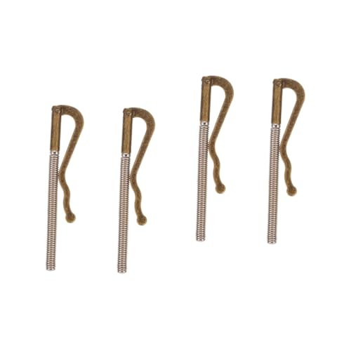 LIFKOME 4stücke Metall Geldscheinklammer Federclip Für Bargeld Kreditkarten Robustes Langlebiges Design Praktisch Für Unterwegs Antirutsch-Funktion Um Verlust Zu Verhindern von LIFKOME