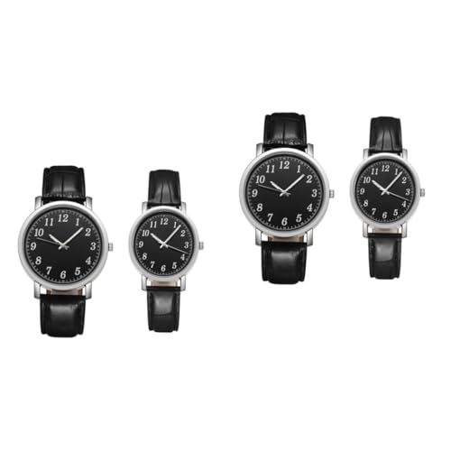 LIFKOME 4stücke Und Damen Armbanduhren Stilvolle Leichte Freizeituhren Für Klassischem Design Und Langlebiger Verarbeitung von LIFKOME