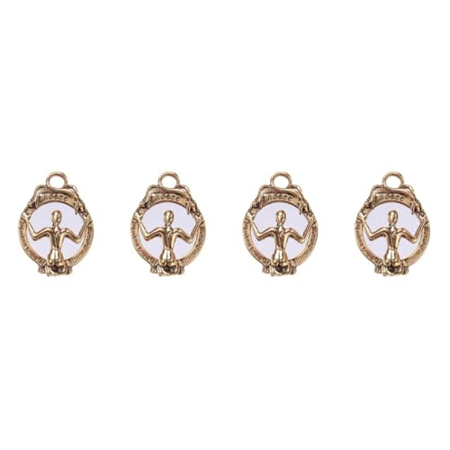 LIFKOME 4 Stück Punk Skelett Brosche Retro Anstecker für Kleidung Multifunktionale Anstecknadel für Kostümpartys und Cosplay Geeignet für Männer und Frauen Langlebig und von LIFKOME