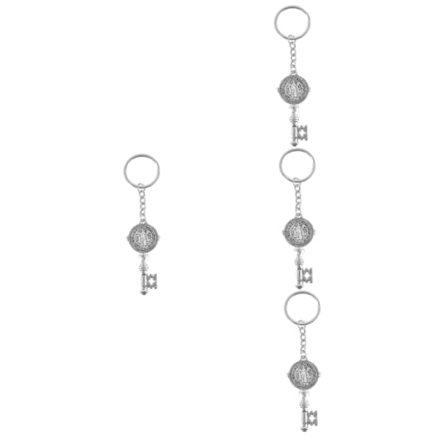 LIFKOME 4 Stücke Schlüsselanhänger Metall Tasche Schlüsselring Schlüsselanhänger Charms Für Frauen Männer Dekorationen von LIFKOME