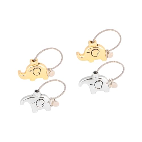 LIFKOME 4 Stück Schlüsselanhänger zum Aufhängen schlüsselanhänger Tier bescherung Weihnachten Baggage Tag valentinsgeschenk Schlüsselbund hängen Wunderschöner Schlüsselanhänger von LIFKOME