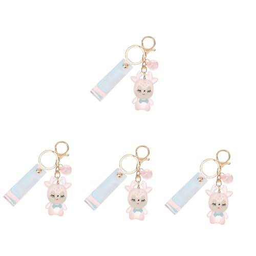 LIFKOME 4 Stücke Elegante Auto Schlüsselbund Schlüsselbund Clip Tier Schlüsselbund Zubehör von LIFKOME