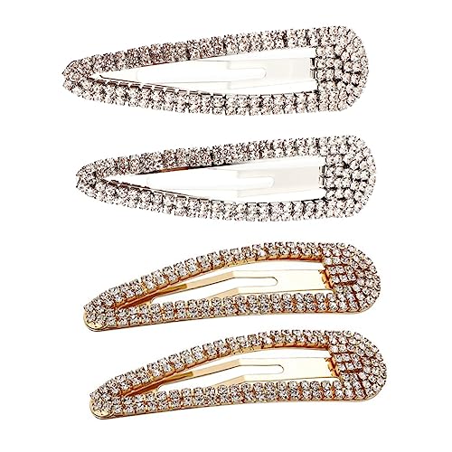 LIFKOME 4stücke Strass Haarklammern Metall Haarspangen Mit Für Damen Haaraccessoires Für von LIFKOME
