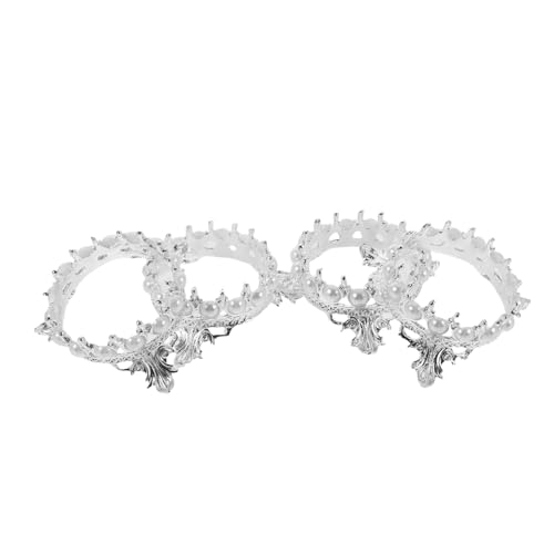 LIFKOME 4 Stück Teiliges Maniküre Pinselhalter mit Perlenverzierung Stabiler Nagel Pinsel Ständer für Nagelkunst Werkzeuge Stilvoller Organizer für Nagelzubehör und Zuhause von LIFKOME