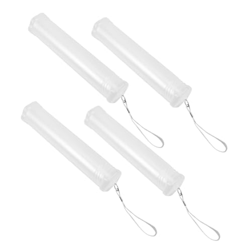 LIFKOME 4 Stück Transparenter Verstellbarer Stiftehalter Teleskopisch Leichter Organizer für Pinsel und Schreibwaren für Künstler Studenten Mobiles Aufbewahren von LIFKOME