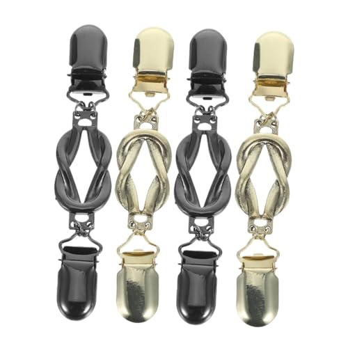 LIFKOME 4 Stück Vintage Schal Clips für Damen Multifunktionale Strickjacken und Pullover Kragen Clips Retro Cardigan Verschlüsse Vielseitig für Schals Tücher und Kleidung Stilvolle von LIFKOME