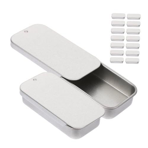 LIFKOME Blechdose Mit Deckel 48 Stk Push-pull-box Balsambox to Go Behälter Mit Deckel Mini- Tragbarer Make-up-organizer Schmuckständer Bonbonglas Mit Deckel Lippenbalsamdose Aus Aluminium Weißblech LIFKOME Blechdose Mit Deckel 48 Stk Push-pull-box Balsambox to Go Behälter Mit Deckel Mini- Tragbarer Make-up-organizer Schmuckständer Bonbonglas Mit Deckel Lippenbalsamdose Aus Aluminium Weißblech von LIFKOME