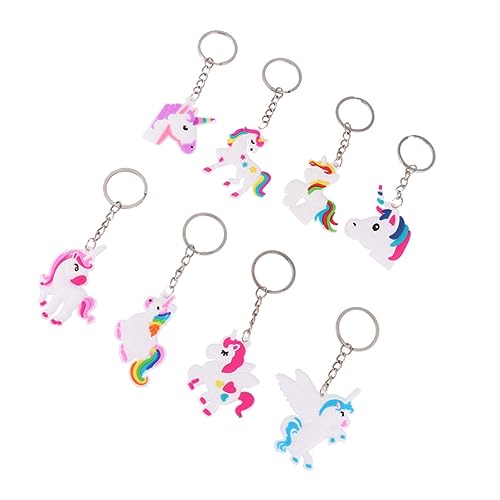 LIFKOME 48St Einhorn-Schlüssel-Dekoration Taschenanhänger Schlüsselbund lustige Schlüsselanhänger geschmücktes Zubehör valtinstaggeschenke vakentienstagsgeschenk Einhorn Schlüsselanhänger von LIFKOME