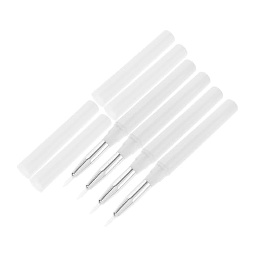 LIFKOME 4stücke Doppelseitiger Silikon-lippenpinsel Mit Einzieh-mechanismus Lippenstift-applikator Und Lipgloss-pinsel Transparenter Make-up-pinsel Für Unterwegs Lidschatten-wischpinsel von LIFKOME