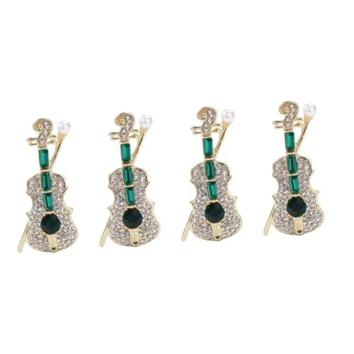 LIFKOME 4stücke Elegante Violin Brosche Für Frauen Hochwertige Anstecknadel Für Besondere Anlässe Als Zu Weihnachten Geburtstagen Und Mehr Einzigartiger Modeschmuck Für Musikliebhaber von LIFKOME