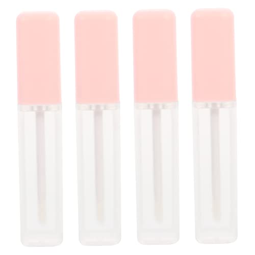 LIFKOME 4stücke Frosted Lip Gloss Röhrchen Set Quadratförmige Leere Behälter Für Make-up Reise Lippenpflege Und Flüssigkeiten Für Kosmetikliebhaber von LIFKOME
