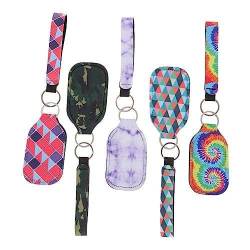 LIFKOME 5paare Bunter Neopren Schlüsselanhänger Mit Handgelenkband Teiliges Für Lippenstift Und Schlüssel Kreative Designs Für Jede Gelegenheit von LIFKOME