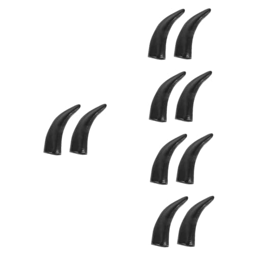 LIFKOME 5paare Imitation Bull Horns Stirnband Für Halloween Schwarze Pack Cosplay Accessoires Für Kostümpartys Und Karneval von LIFKOME