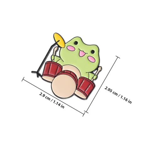 LIFKOME 5 Stück Frosch Broschen aus Langlebiger Metalllegierung Niedliche Cartoon anstecknadeln für Kleidung Taschen Strickjacken Vielseitiger Modeschmuck für Alltag und Party von LIFKOME