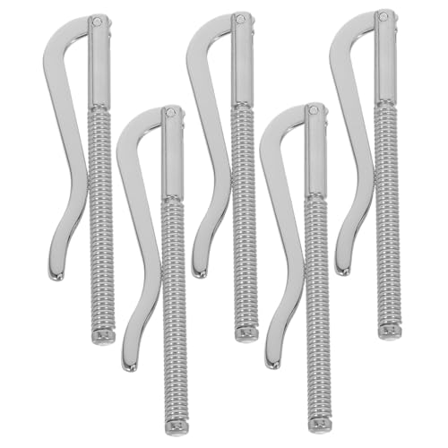 LIFKOME 5 Stück Geldklammer aus Metall mit Federmechanismus Langlebiger Clip für Geldbörse Ersatz-inneneinsatz für Bifold Wallets Stabiles Design für Sichere Karten Geldhaltung von LIFKOME
