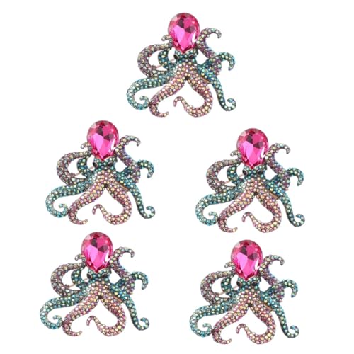 LIFKOME 5 Stück Lustige Oktopus Brosche Mit Strasssteinen Oktopus Brosche Oktopus Schmuck Für Broschen Clips Brosche Für Anzug Schmuck Anstecknadel Europäische Und Amerikanische von LIFKOME