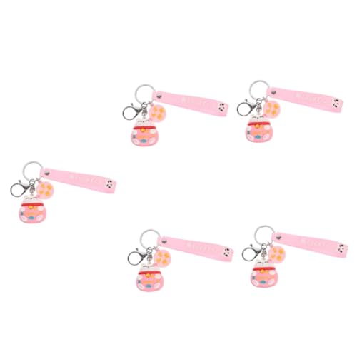 LIFKOME 5stücke Katzen Schlüsselanhänger Mit Glückskatze Design Für Taschen Und Rucksäcke Niedlicher Maneki Neko Schlüsselring Als Für Frauen von LIFKOME