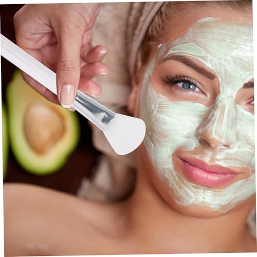 LIFKOME 5 Stück Teiliges Silikon Gesichtsmaske Pinsel Ergonomischer Transparenter Applikator für Gleichmäßiges Auftragen von Leicht Wiederverwendbar und Einfach zu Reinigen für Damen von LIFKOME